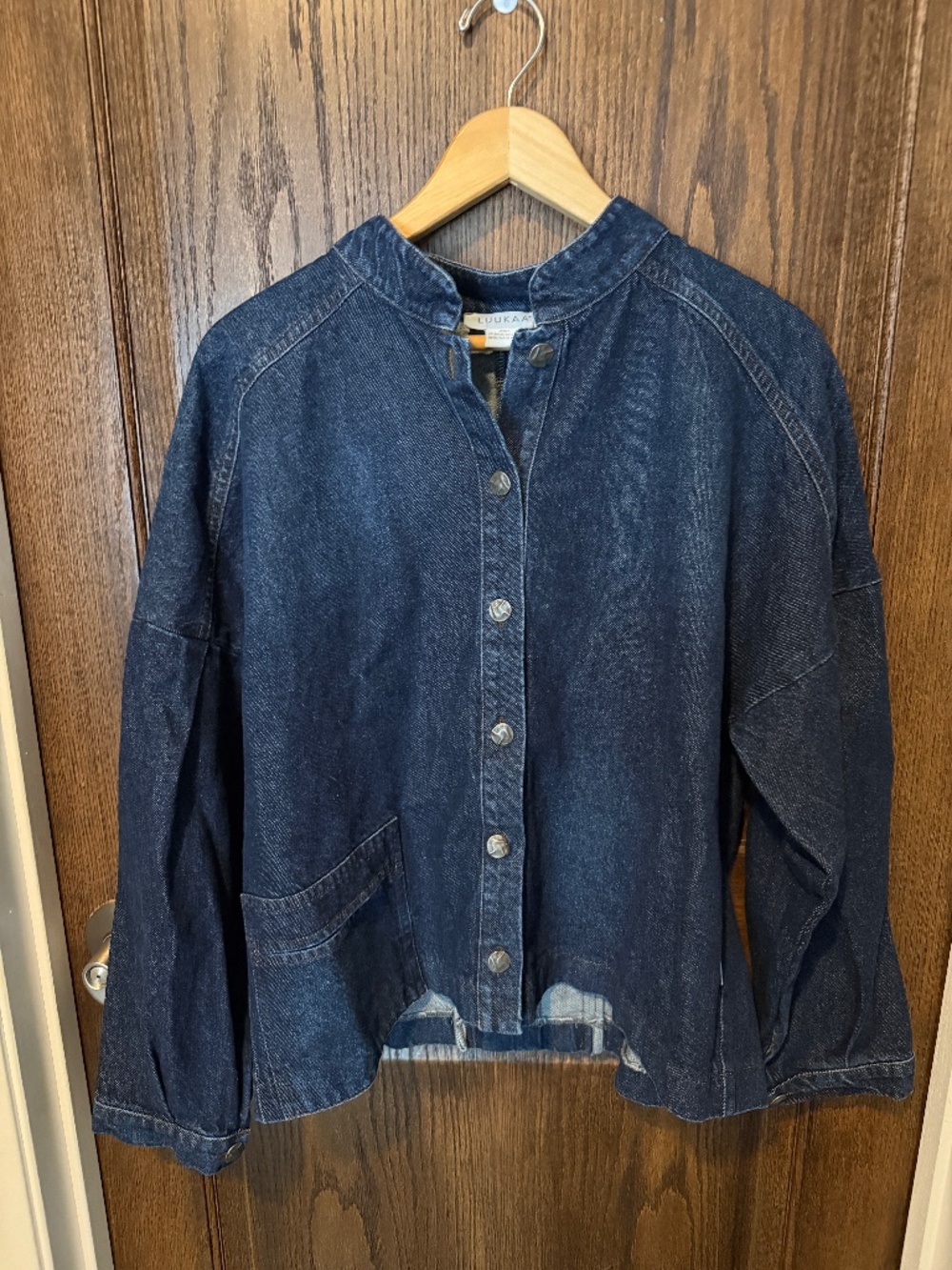 LUUKAA Jada structured denim jacket size LK0/1